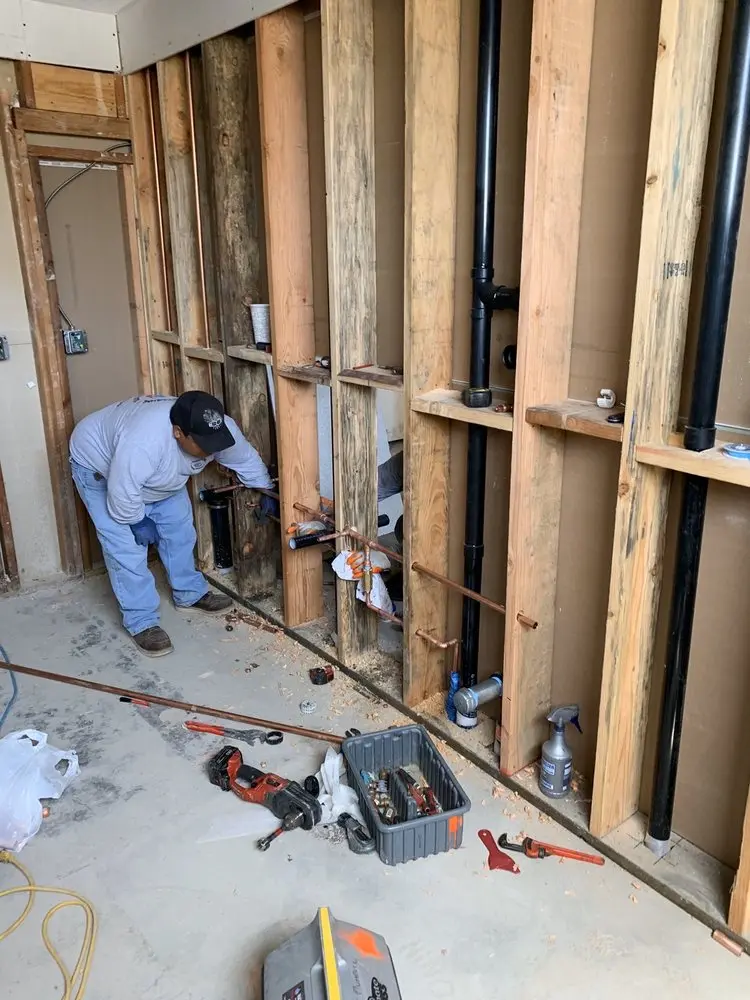 Commercial rough-in plumbing for Water Heater Replacement in Dixonville